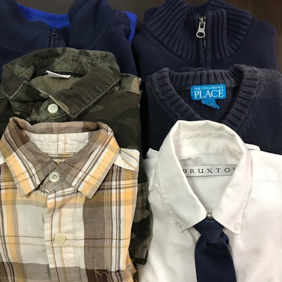 Lot of 6 Boys’ Shirts 5/6 - Picture 1 of 7